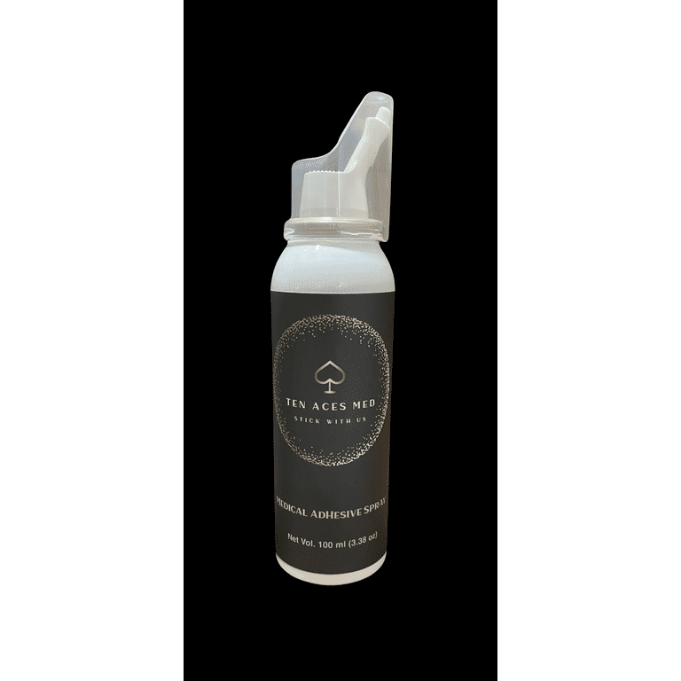 Ten Aces Secure and Reliable Silicone Breast Form Adhesive Spray Medical Grade Skin Glue Strong Bonding and Breast Prosthesis Applicator 100ml