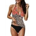 thumbnail image 1 of Ten Chapters  Bathing Suits for Women 2 Piece Printed Swimsuits Tankini Top with Bikini Bottom Swimwear Green XL Female, 1 of 5