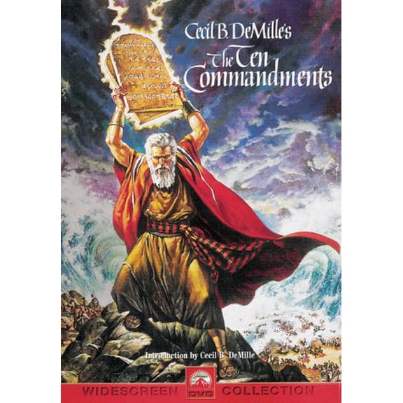 Pre-Owned The Ten Commandments 2 DVD Set / Written for the screen by AENEAS MacKENZIE JESSE L. LASKY, JR. / Directed by CECIL B. DeMILLE / Based upon the HOLY SCRIPTURES and other ancient and modern writings /