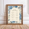 Ten Commangments Ten Commandments Floral Wall Art Print, Biblical Christian Teachings ...