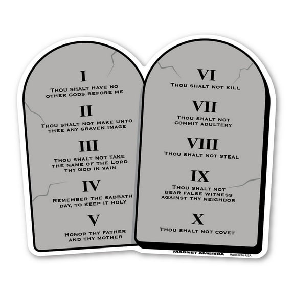 Ten Commandments Magnet