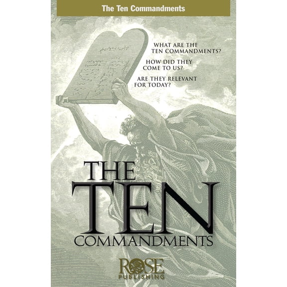 Ten Commandments Pamphlet (Pack Of 5)