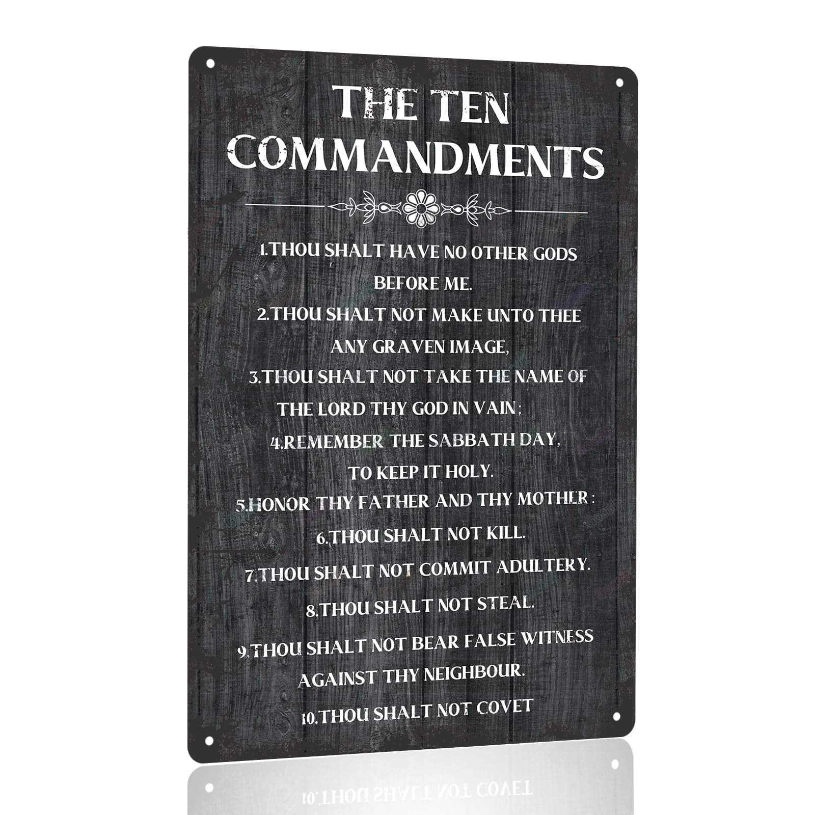Insegna In Metallo Per Hobby E Cucito – Cartello Umoristico 'In My Sewing Room Thou Shalt Not' – 20x30 Cm, Decorazione Da Parete Vintage - 3