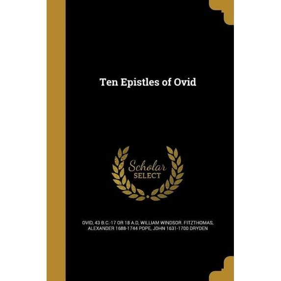 Ten Epistles of Ovid (Paperback)