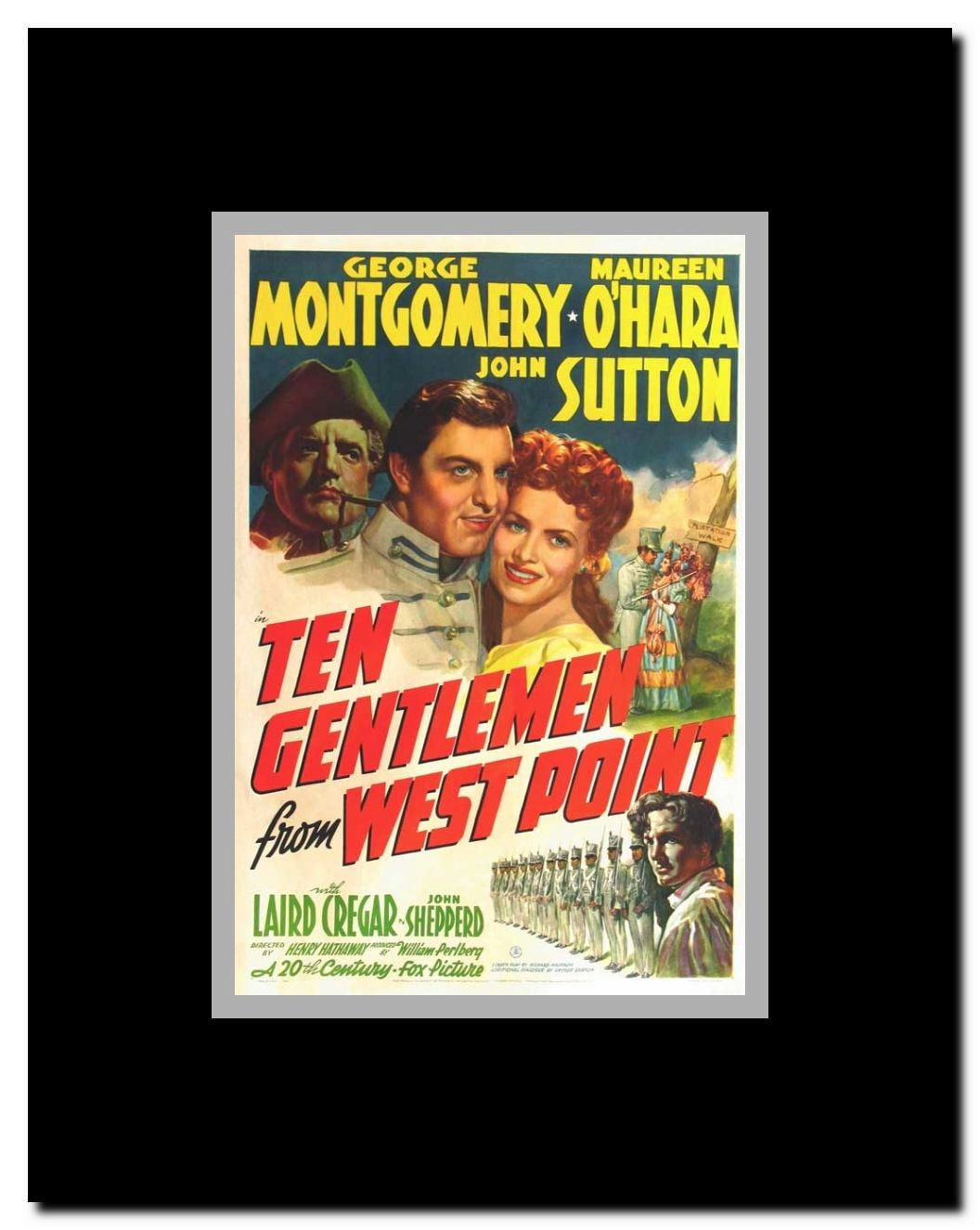 Ten Gentlemen from West Point Framed Movie Poster