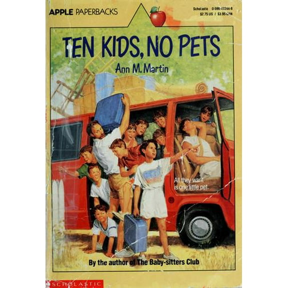 Pre-Owned Ten Kids, No Pets (Paperback) 0590422448 9780590422444