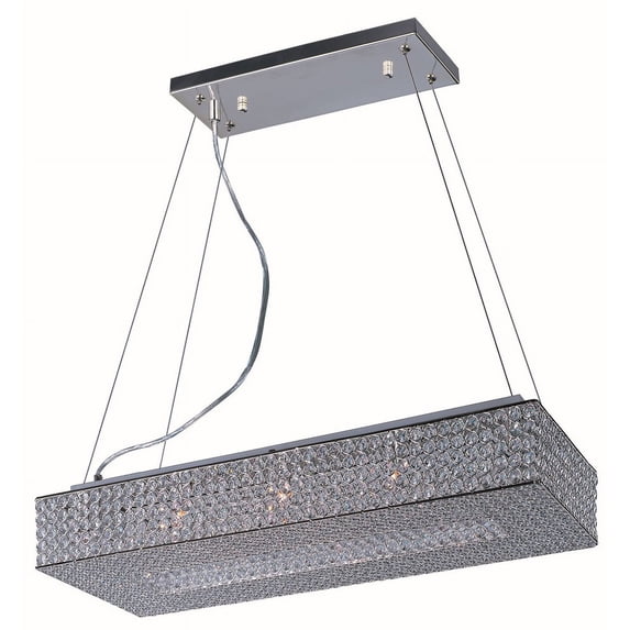 Maxim Lighting - Ten Light Chandelier - Glimmer-Ten Light Pendant in Crystal