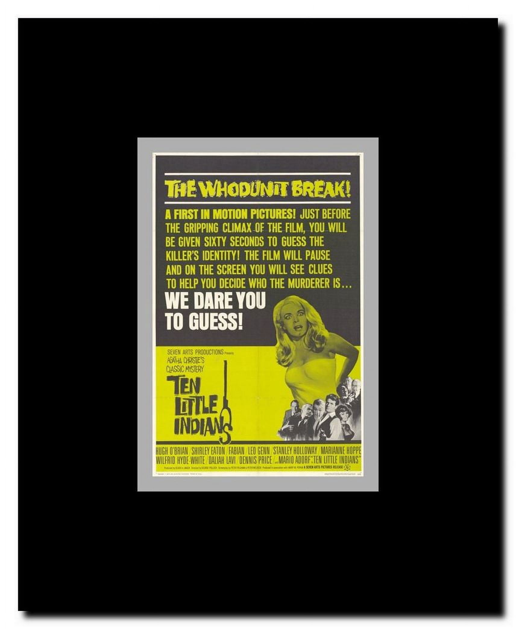 Ten Little Indians Framed Movie Poster