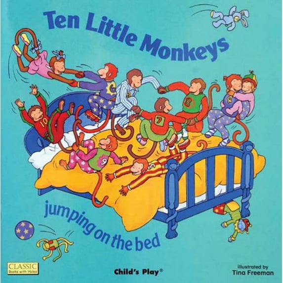 Pre-Owned Ten Little Monkeys Jumping on the Bed (Board book) 0859537986 9780859537988