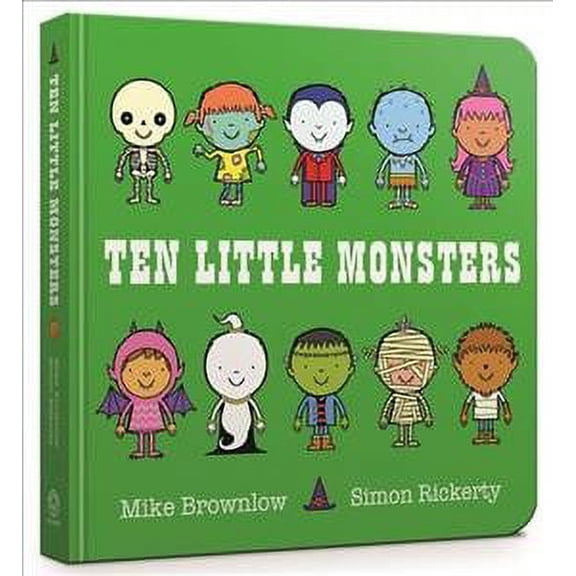 Ten Little Monsters Board Book Mike Brownlow (Board Book)