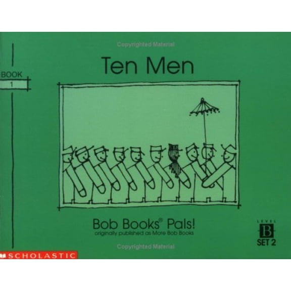 Pre-Owned Ten Men (Scholastic Bob Books, Book 1, Set 2) (Paperback) 0439175739 9780439175739