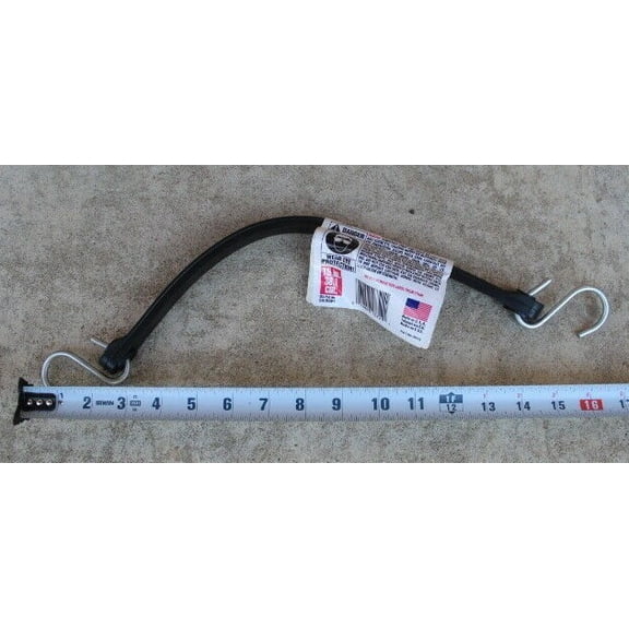 Ten New Gunk Hold-Zit R715 Tie Down Straps, 15", EPDM Rubber, US Military Issue