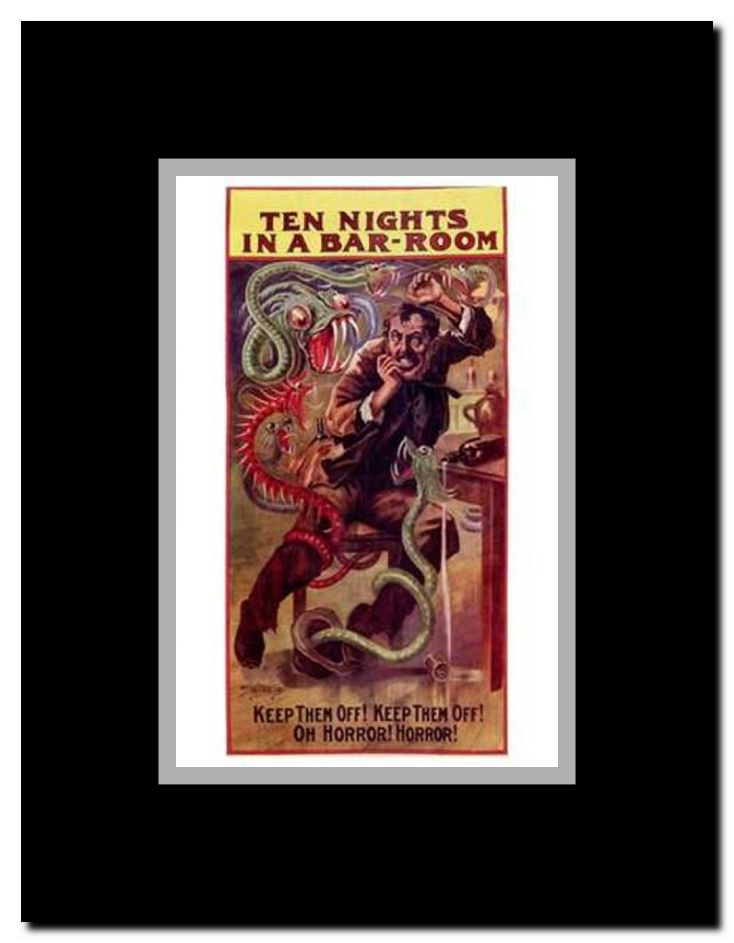 Ten Nights in a Barroom Framed Movie Poster