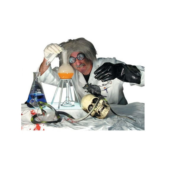 11 Piece Halloween Decoration Mad Scientist Lab Testing Kit
