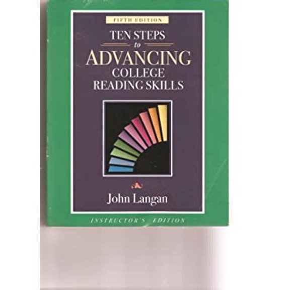Pre-Owned Ten Steps to Advancing College Reading Skills, 5th Edition, Instructor's Edition (Paperback) 1591942012 9781591942016