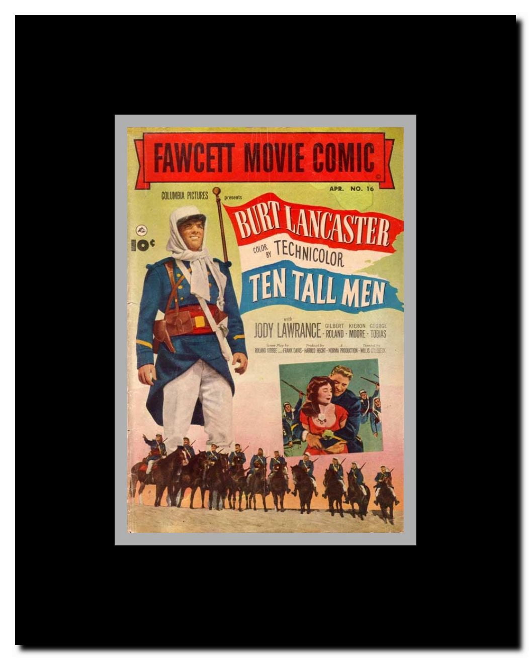 Ten Tall Men Framed Movie Poster