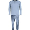 thumbnail image 1 of Ten West Apparel  Long Sleeve Henley With Flannel Pant Lounge Set (Men), 1 of 5