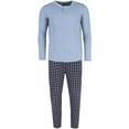 thumbnail image 1 of Ten West Apparel  Long Sleeve Henley With Flannel Pant Lounge Set (Men), 1 of 5