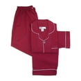 thumbnail image 1 of Ten West Apparel Long Sleeve Long Leg Solid Pajama Set, 1 of 3