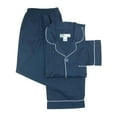 thumbnail image 1 of Ten West Apparel Long Sleeve Long Leg Solid Pajama Set, 1 of 3