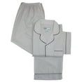 Ten West Apparel Short Sleeve Long Leg Solid Pajama Set (Men)