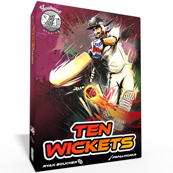 Ten Wickets The Cricket Themed Card Game, Ages 8+