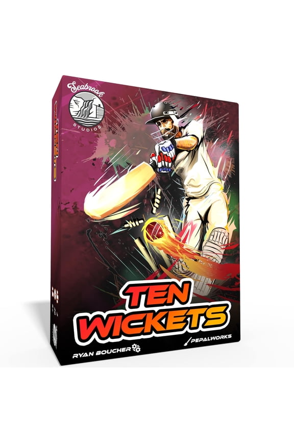 Ten Wickets The Cricket Themed Card Game, Ages 8+