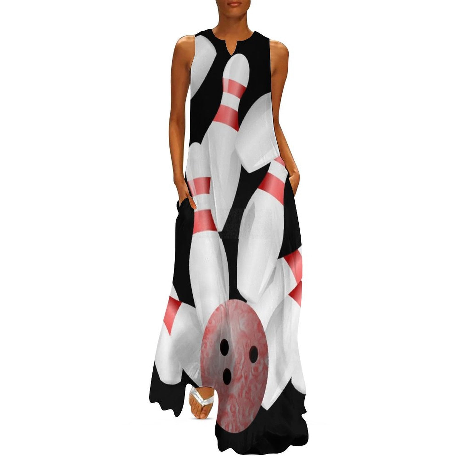 Strappy Dress - Bowling Pins
