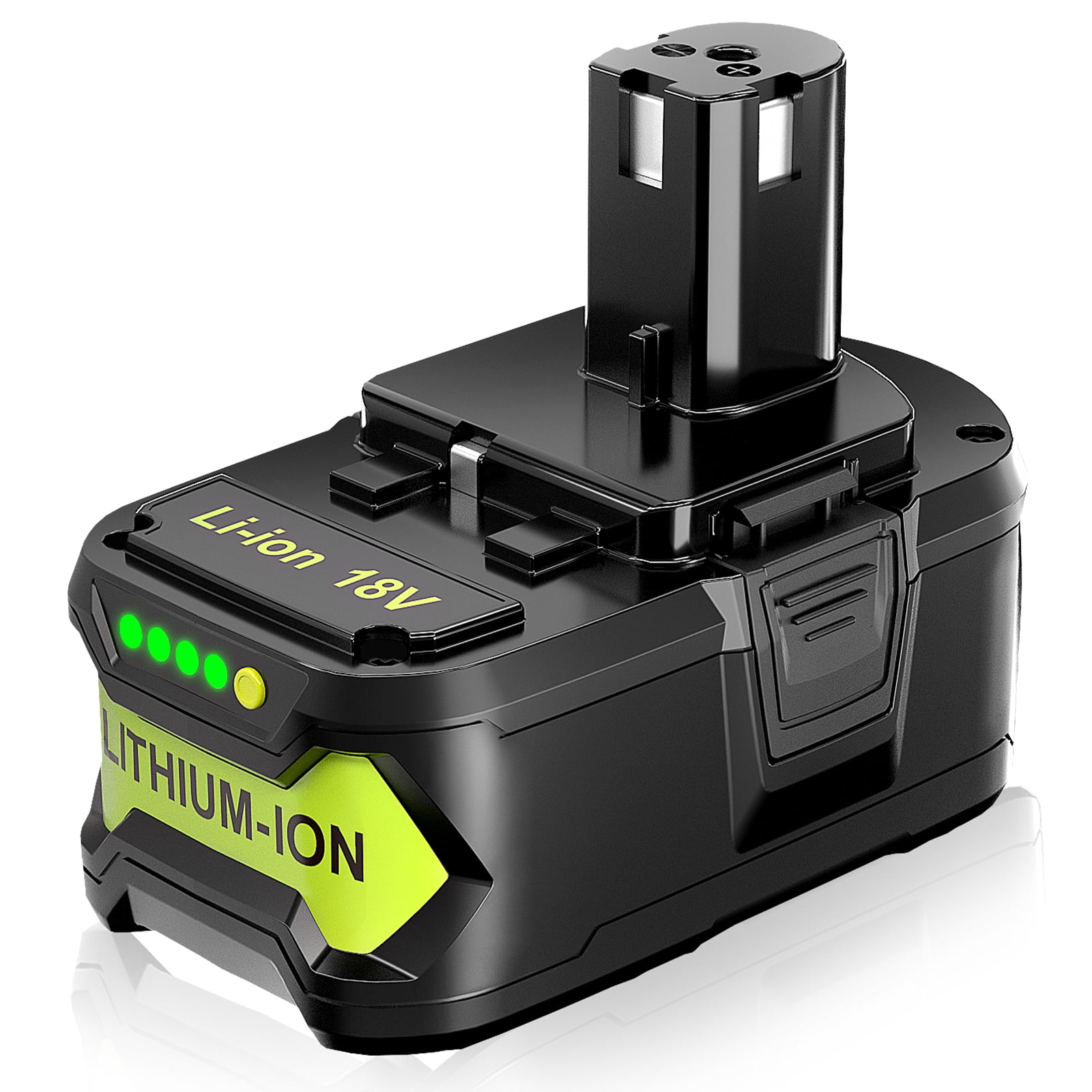 TenHutt 18V 8.0Ah Replacement for Ryobi 18V Battery P102 P103 P105 P107 P108 P109 Compatible with 18V ONE system cordless power tools