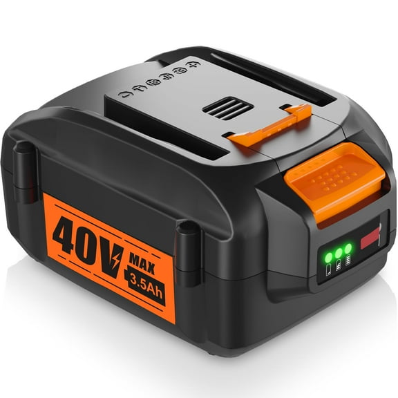 TenHutt 3.5Ah Replacement for Worx 40V Battery WA3580 Compatible with WG180 WG280 WG380 WG580 Cordless Power Tools Battery