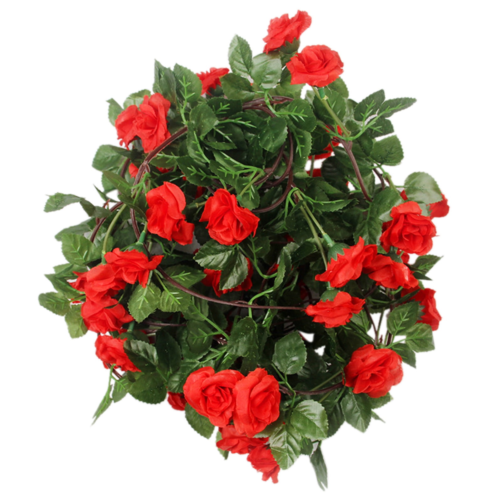 TenKen Clearance Artificial Flowers for Decoration 2.2 M 22 Rose Vine