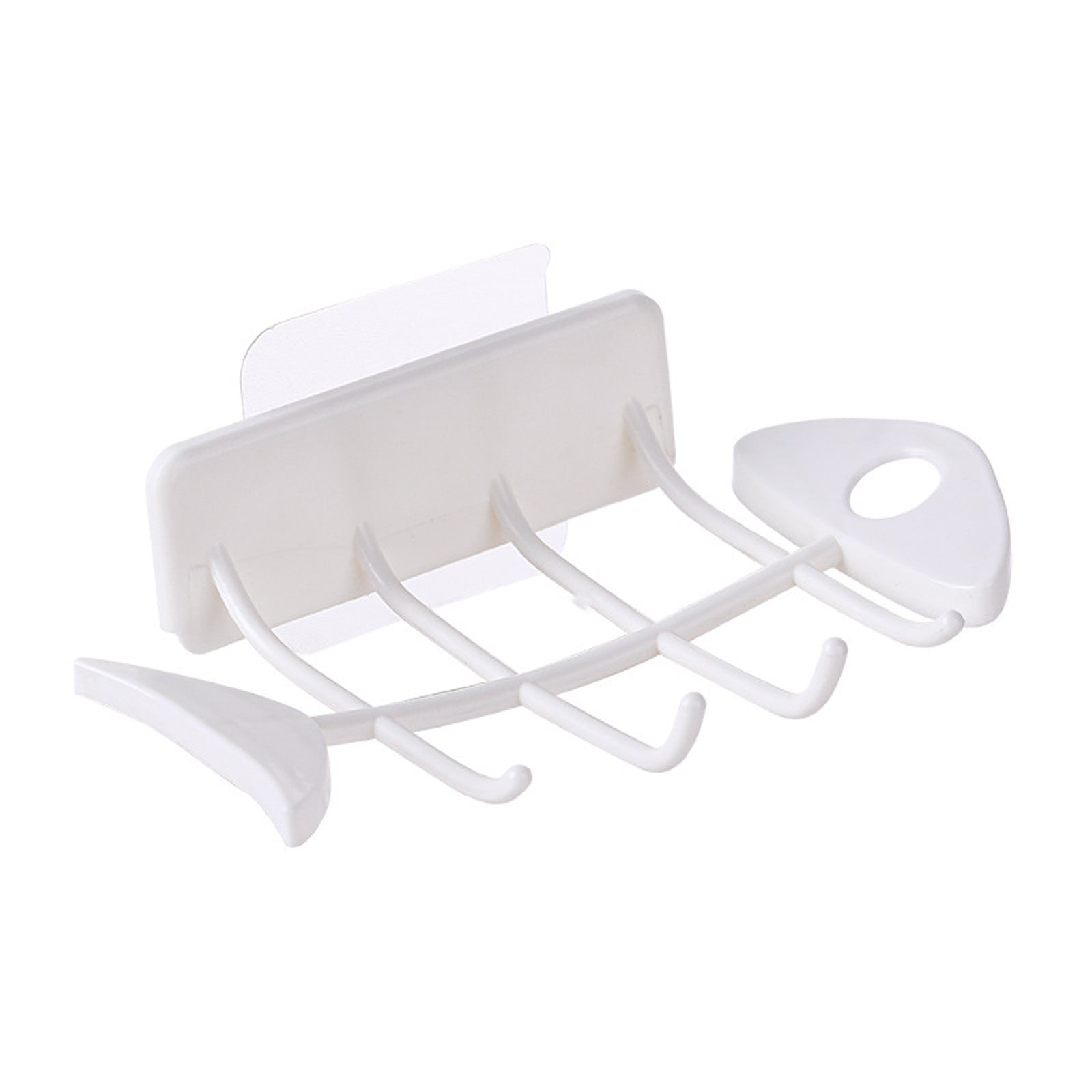 TenKen Clearance Shower Wall Soap Holder Fishbone Self Draining Soap