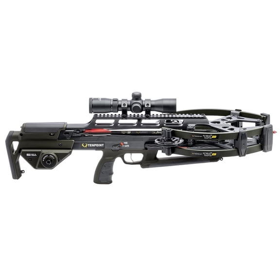 TenPoint TX28 Crossbow Package with RangeMaster 100 Scope, ACUslide MAXX
