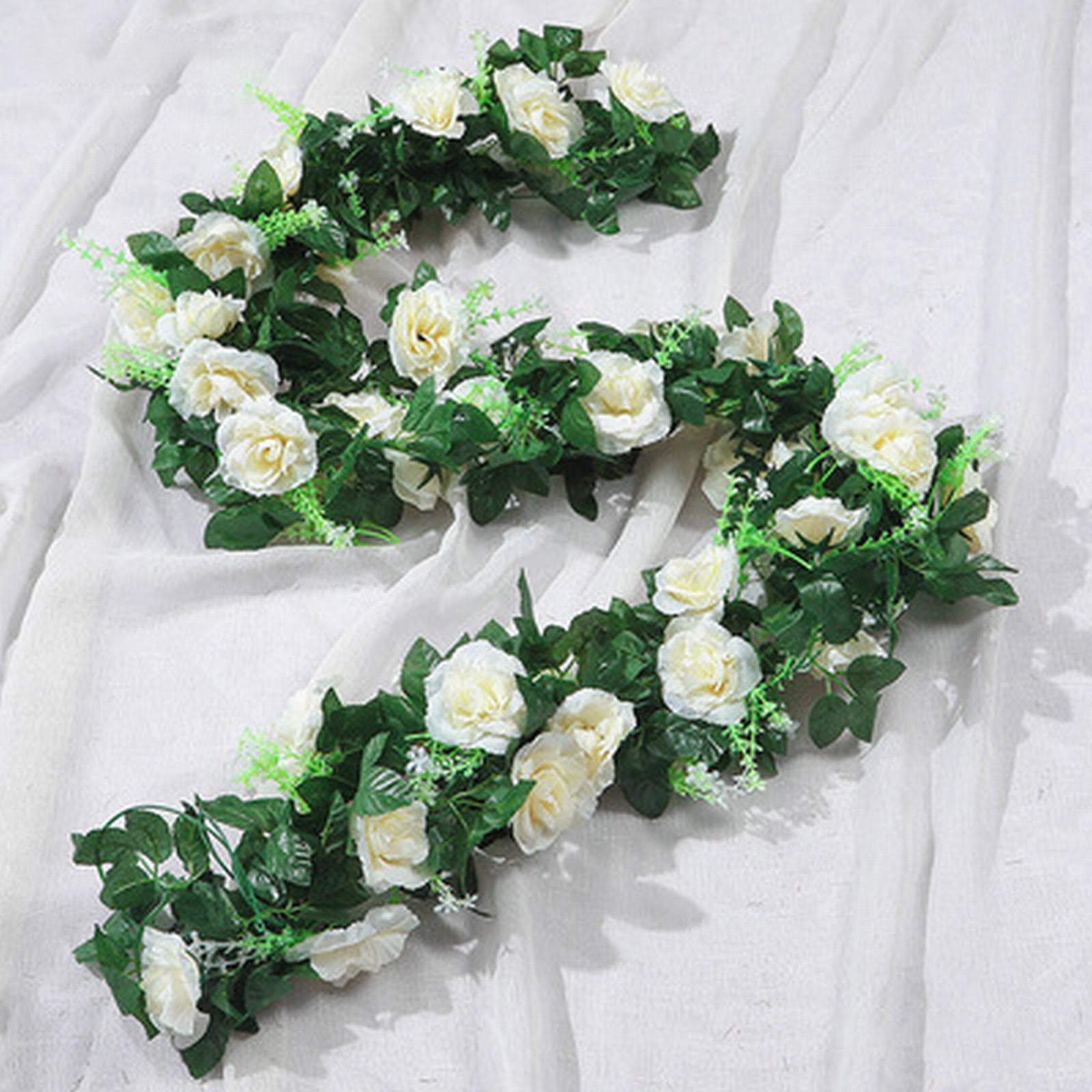TenYiLy Clearance Artificial flowers Simulated Rose Vine Decoration