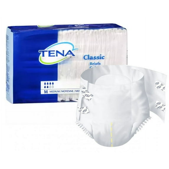 Tena Classic Plus Brief - X-Large, 60 to 64 inches, Case (100 ct)
