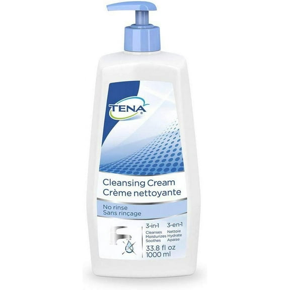 Tena Cleansing Cream, 33.8 Oz Pump Bottle - Each - Sct64435_Ea
