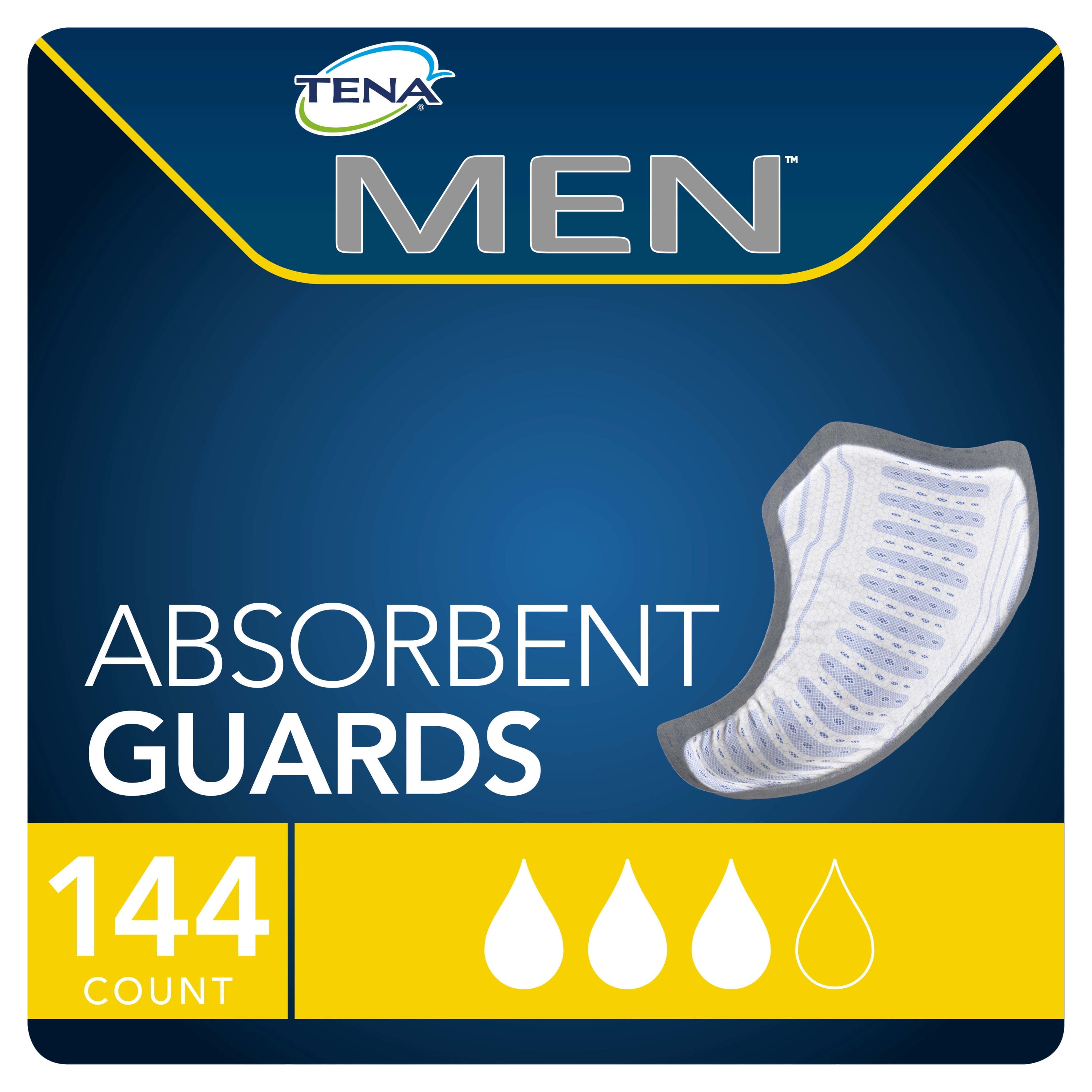  Tena Men Incontinence Protector, Level 1, 24 Count (Pack Of 1)  : Health & Household