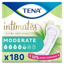 Tena Intimates Extra Coverage Moderate Pads, 180 Ct