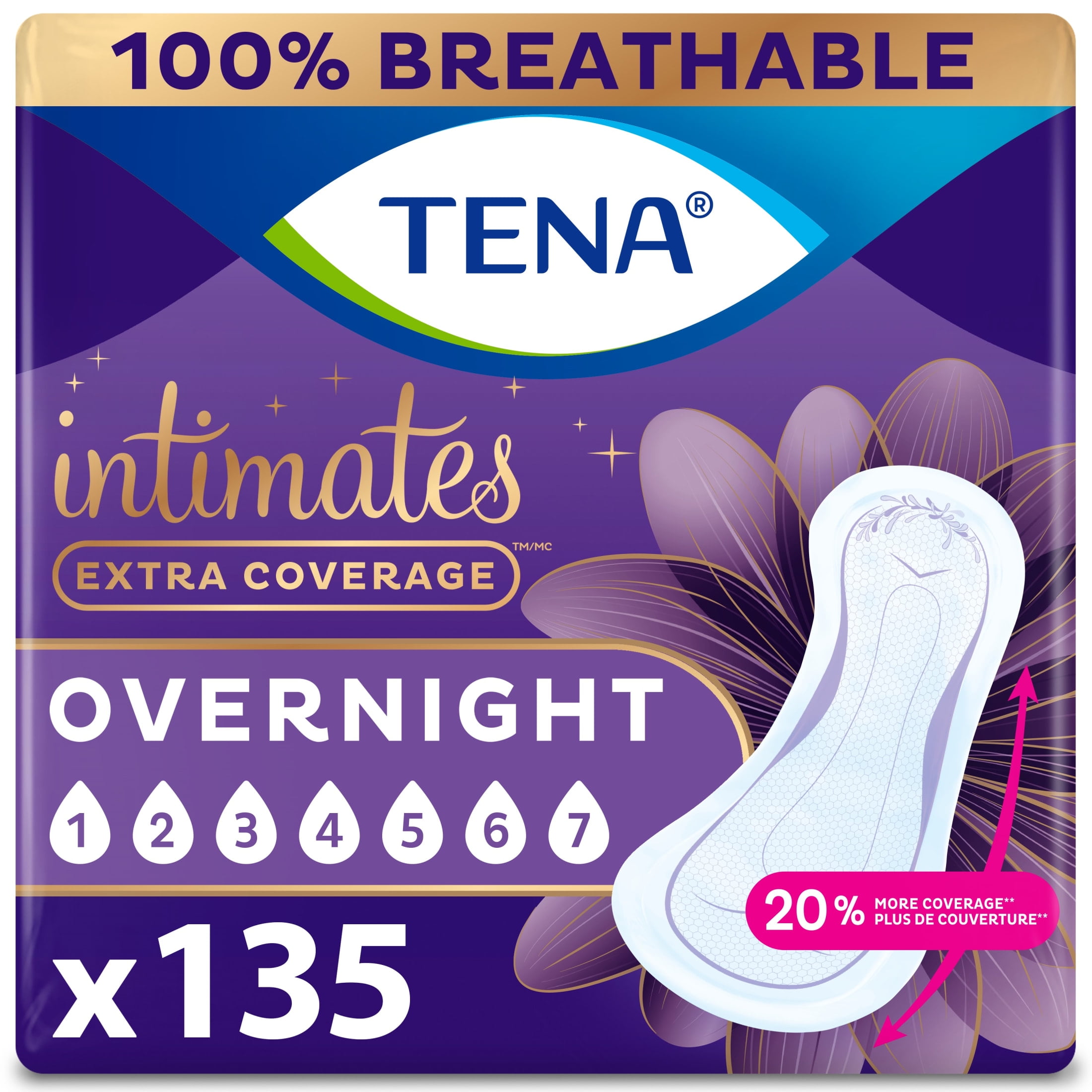 TENA Women's Super Plus Incontinence & Postpartum Underwear, SmallMedium -  56 Count