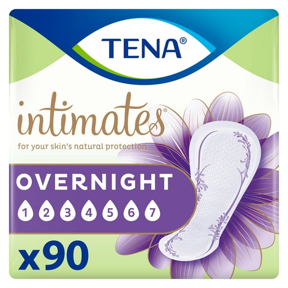 Tena Intimates Overnight Pad, 90 Count