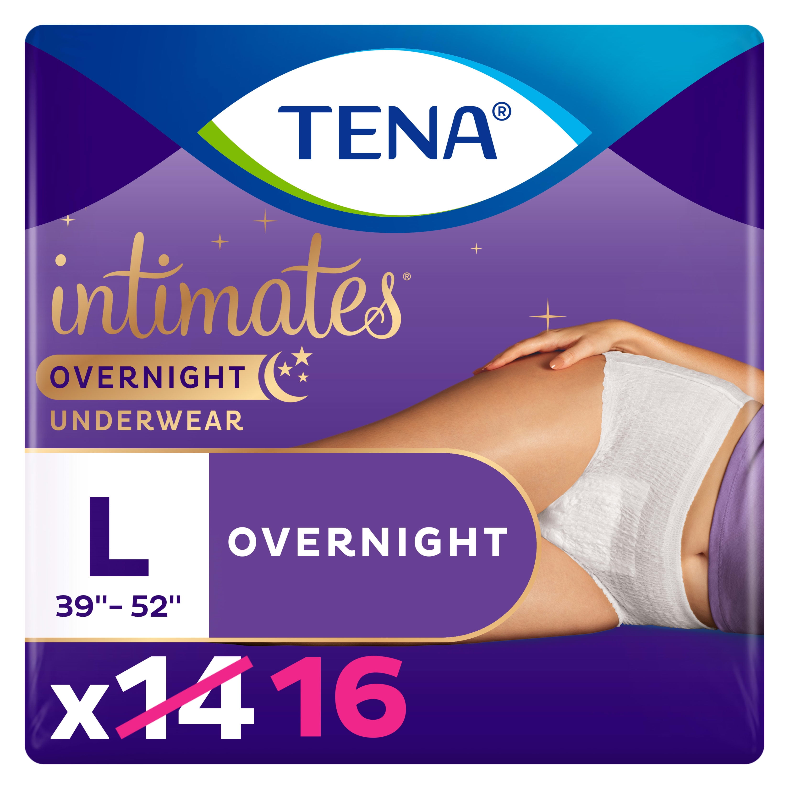 Tena Female Adult Absorbent Underwear, Count of 20 (Pack of 2)
