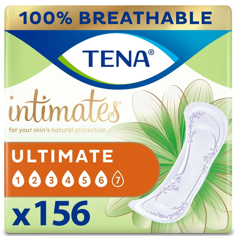 Tena Intimates Ultimate Absorbency Incontinence Pad for Women, 156ct 