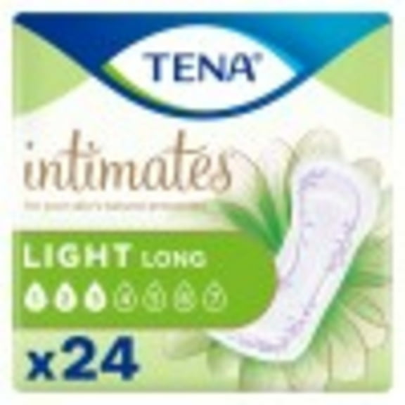 Tena Intimates Ultra Thin Light Pads, Long, 24 ct