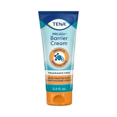Tena ProSkin Barrier Cream for Incontinence, Fragrance Free, 3.4 fl oz