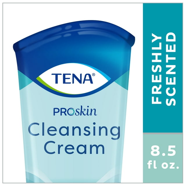 Tena ProSkin Cleansing Cream promotes skin health by gently cleansing, moisturizing and soothing skin. No rinse formula makes bathing easy.