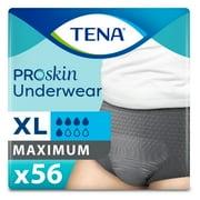 Tena ProSkin Incontinence Underwear for Men, Maximum, XL, 56 Ct