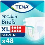 Tena ProSkin Unisex Adult Diapers, Maximum Absorbency, XL, 48 Ct