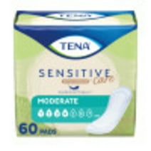 Tena Sensitive Care Extra Coverage Moderate Absorbency Incontinence Pad, 60ct