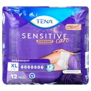 TENA Sensitive Care Overnight Incontinence Underwear for Women XLarge(12 Count)