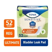 TENA Sensitive Care Ultimate Absorbency Incontinence Pad for Women, 52ct